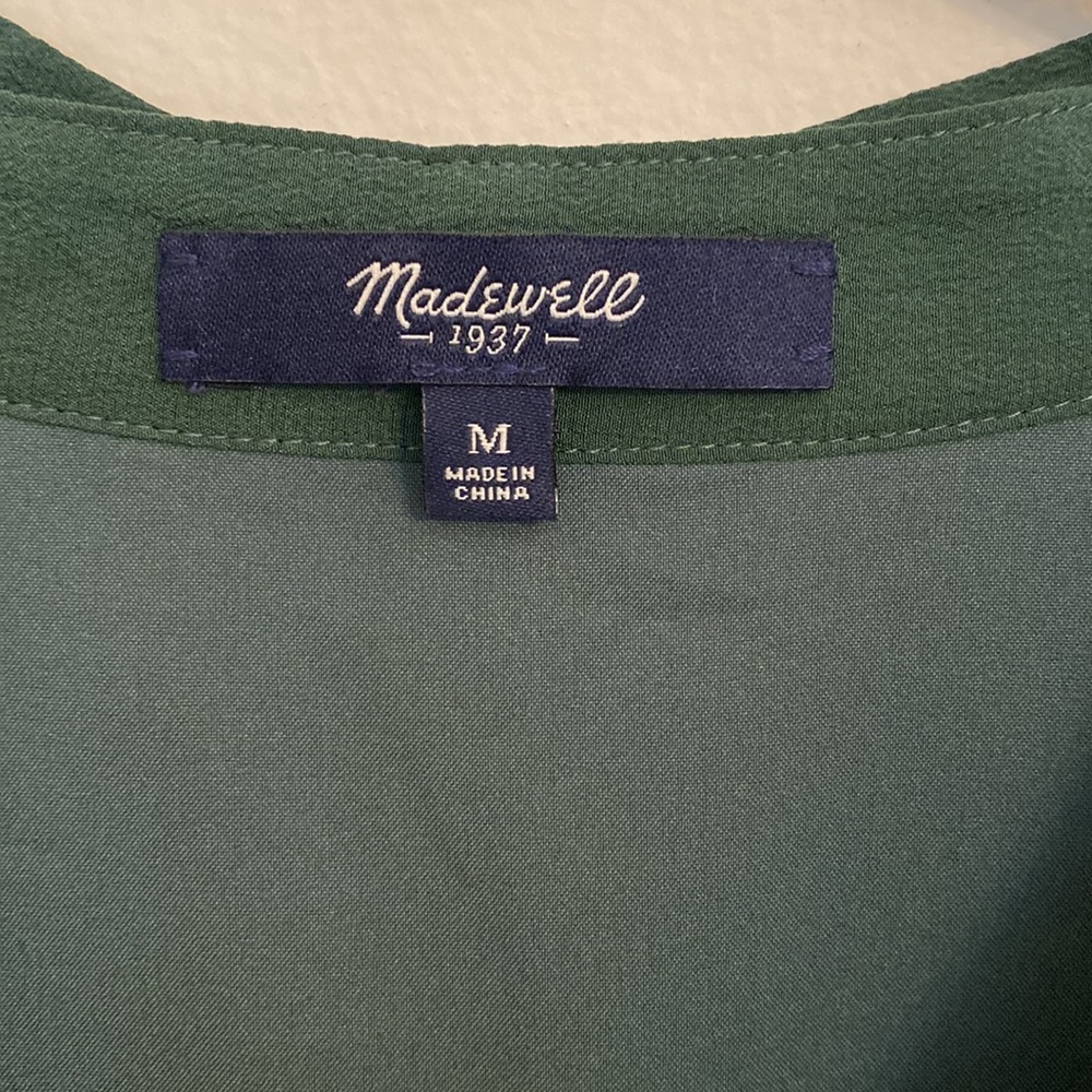 Madewell Silk Aviator Shiftdress - Picture 3 of 5